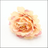 Искусственный цветок (бутон) ткань 60мм, цв. пудровый фото на сайте Hobbymir.ru