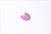 Пуговица на прокол, A 83, цвет фиолетовый фото в интернет-магазине Hobbymir.ru