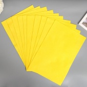 Фетр листовой мягкий 1мм 20х30см, цв.643 желтый фото на сайте Hobbymir.ru