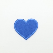 Аппликации клеевые сердце, цвет джинс фото в интернет-магазине Hobbymir.ru