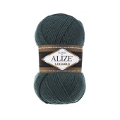 Пряжа ALIZE "Lanagold" цвет 426 т.-зеленый, 51% акрил, 49% шерсть, 240м, 100гр фото на сайте Hobbymir.ru