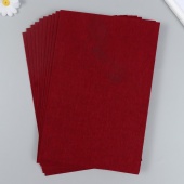 Фетр листовой жесткий 2мм 20х30см, цв.бордовый фото на сайте Hobbymir.ru