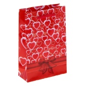Пакет подарочный "Феерия сердец" 11,5х17,5х5 см  фото на сайте Hobbymir.ru