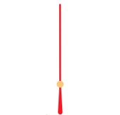 Стрелка секундная, 37мм, цвет красный 6020 фото на сайте Hobbymir.ru