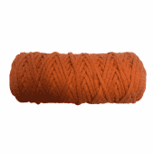 Шнур хлопковый, 5мм*50м,80% хлопок и 20% полиэстер,цв. оранжевый фото на сайте Hobbymir.ru