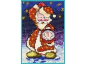Набор для вышивания СДЕЛАЙ СВОИМИ РУКАМИ,Дед Мороз 12х17 см фото на сайте Hobbymir.ru