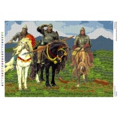 Алмазная мозаика с частичным заполнением «Три богатыря» 30х40 см фото на сайте Hobbymir.ru