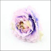 Искусственный цветок (бутон) ткань 60мм, цв. розово-синий фото на сайте Hobbymir.ru
