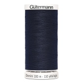 Нитки Gutermann для джинсы 100м, цвет 6950 т.синий фото в интернет-магазине Hobbymir.ru