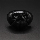 Носик винтовой с заглушкой, 36х28мм, цв. черный  фото на сайте Hobbymir.ru