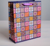Пакет ламинированный вертикальный «Мозаика»,12 × 15 × 5,5 см фото на сайте Hobbymir.ru