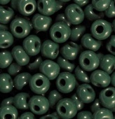 Бисер  круглый 8/0 цвет темно-зеленый, 10 г фото на сайте Hobbymir.ru