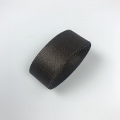 Лента сатин металлик 25мм * 3м, цв. коричневый фото в интернет-магазине Hobbymir.ru