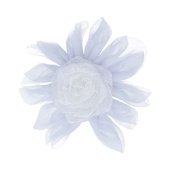 Цветок текстильный Gamma, 60мм, цв.белый фото на сайте Hobbymir.ru