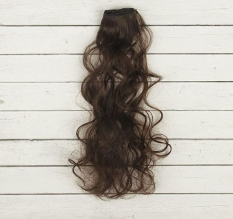Волосы - тресс для кукол Кудри длина волос 40 см, ширина 50 см, №4А 2294359